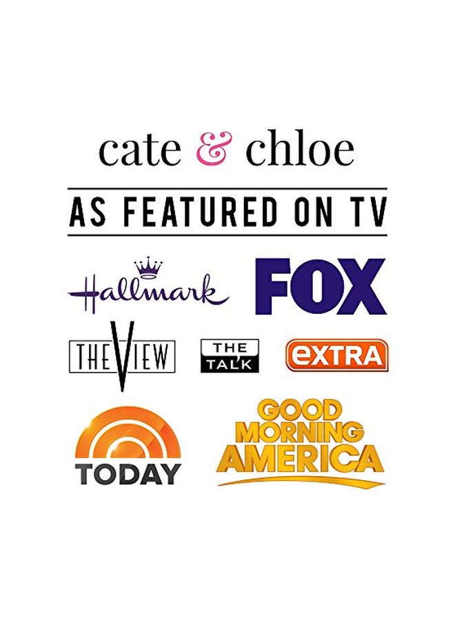 كايت آند كلوي سوار من النحاس المطلي بالذهب الأبيض عيار 18 قيراط مرصع بأحجار الزركونيا المكعبة - Image 2