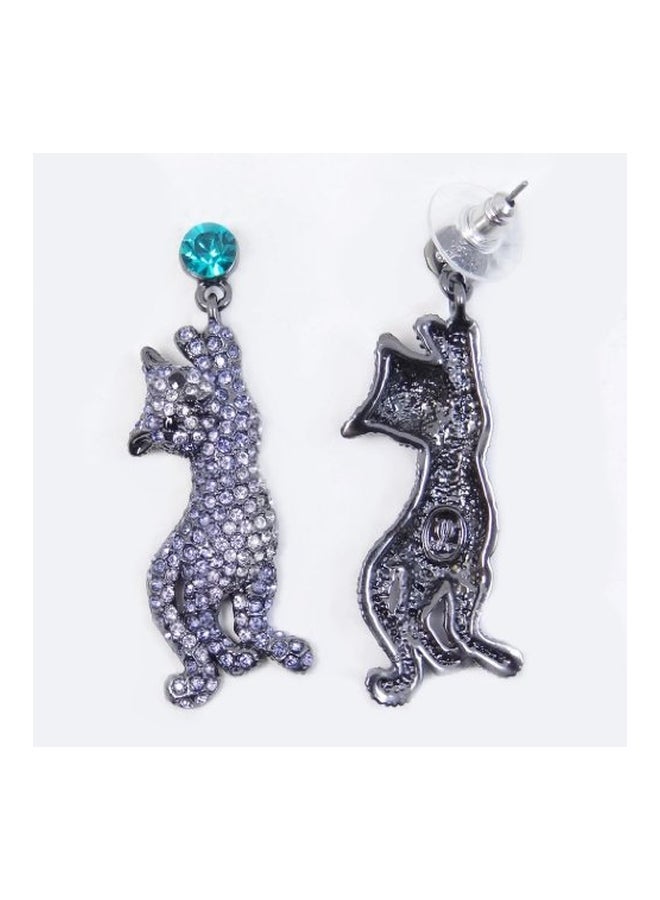 Crystal Studded Pet Cat Family Necklace Set - v1553871148/N22641148A_3