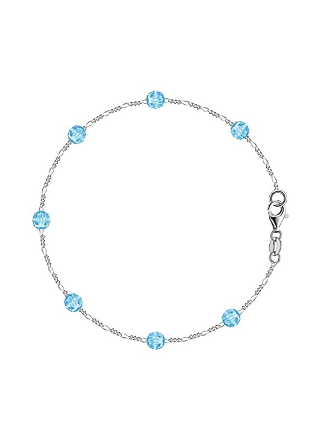 جوليري أفيرز خلخال سلسة مزين بخرز الرايتنج - Image 1