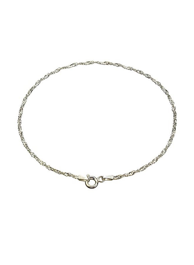 Joyful Creations 925 Sterling Silver Chain Anklet - Image 1