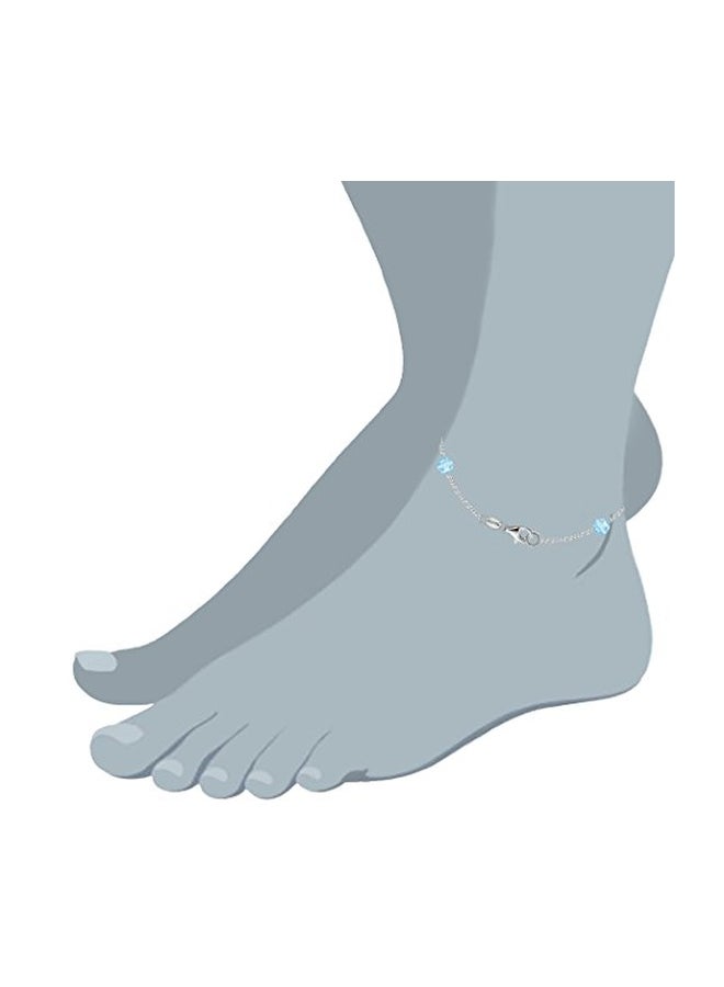 جوليري أفيرز خلخال سلسة مزين بخرز الرايتنج - Image 2