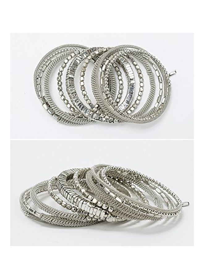 SPUNKYsoul Stainless Steel Handmade Bohemian Coil Bracelet - Image 3