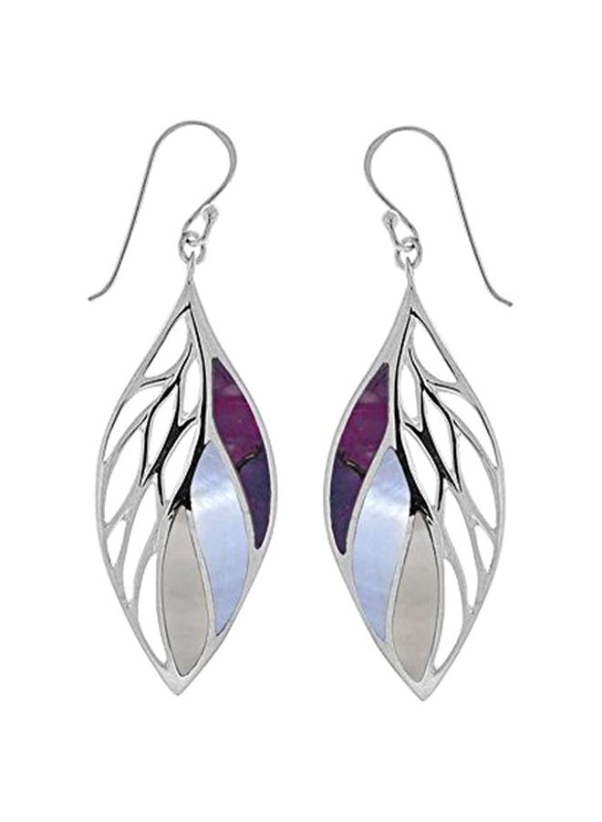 Boma - 925 Sterling Silver Leaf Earrings - Image 1