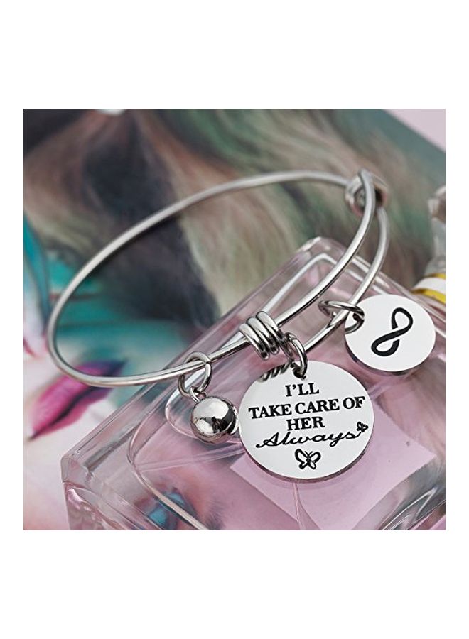 omodofo - Stainless Steel Mothers Day Birthday Cuff Bracelet - Image 1