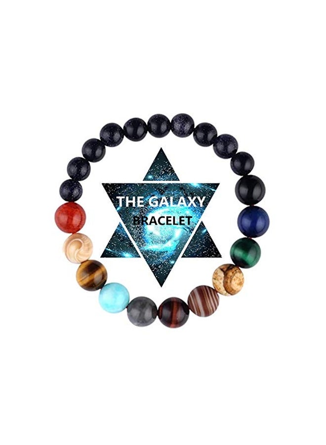JSstudio Planet Anxiety Relief Gemstones Handmade Bead Bracelet - Image 4