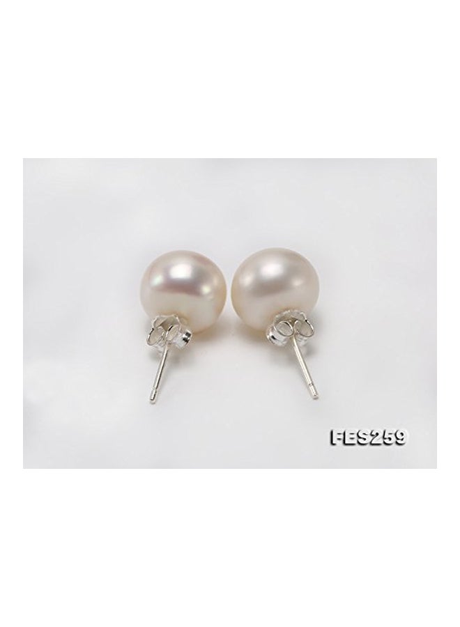 JYX Pearl - 925 Sterling Silver Pearl Stud Earrings - Image 1