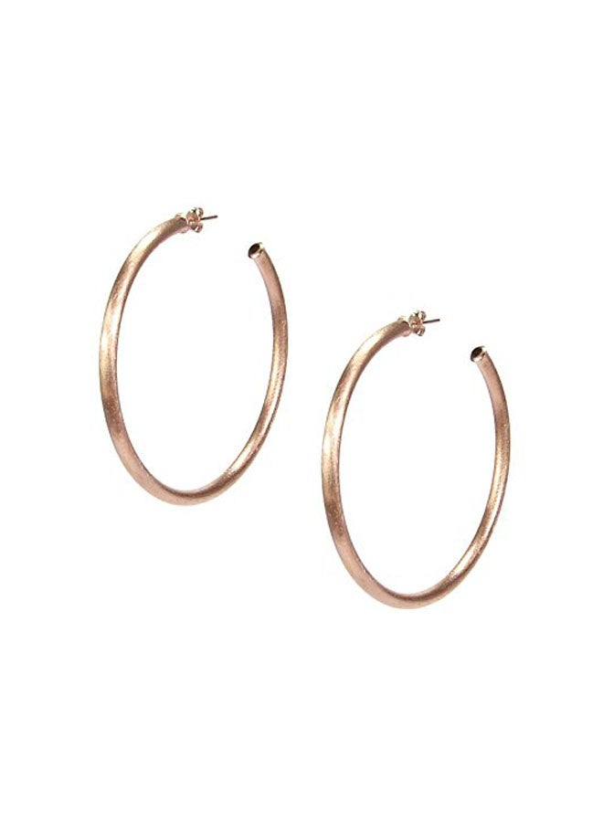 Sheila Fajl - Rose Gold Plated Hoop Earrings - Image 1