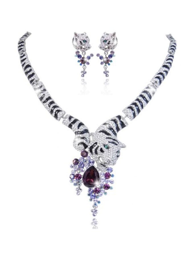 إيفر فيث طقم مجوهرات مزين بالكريستال - Image 1