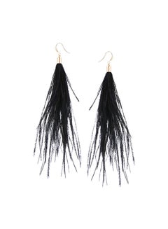 Bohemian Feather Tassel Earrings