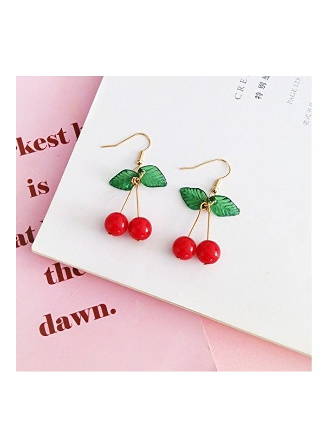 Tacttac - 925 Sterling Silver Cherry Dangle Earrings - Image 1