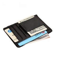 Leather Multifunctional Wallet For Men Black