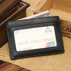 JINBAOLAI Leather Multifunctional Wallet For Men Black  - Image 2