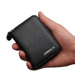 Leather Multifunctional Wallet Black