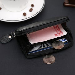 JINBAOLAI Leather Multifunctional Wallet Black  - Image 3