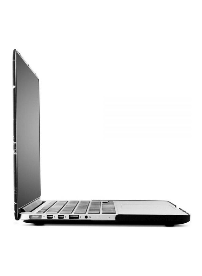 Generic - Protective Skin Case For Apple MacBook Air 13.3-Inch Black/White - Image 1