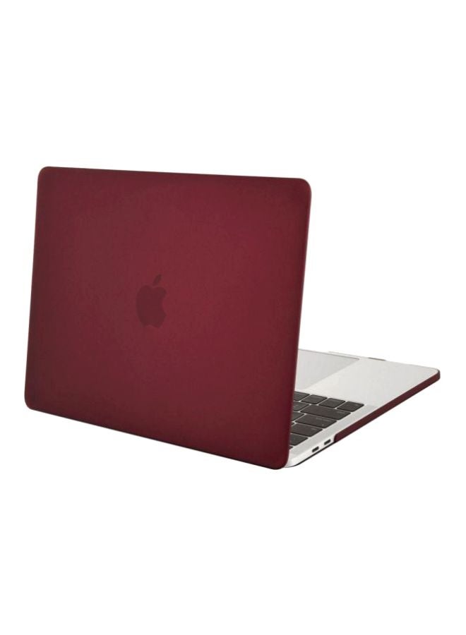 Generic - Hard Shell Protective Cover For Apple Macbook Pro 13, 13.3 inch With Keyboard Cover red - Image 1