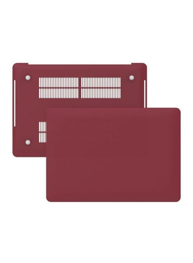 Generic - Hard Shell Protective Cover For Apple Macbook Pro 13, 13.3 inch With Keyboard Cover red - Image 1