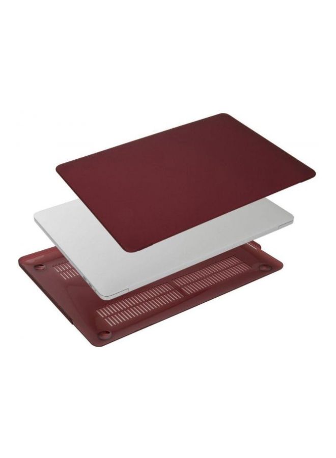 Generic - Hard Shell Protective Cover For Apple Macbook Pro 13, 13.3 inch With Keyboard Cover red - Image 1