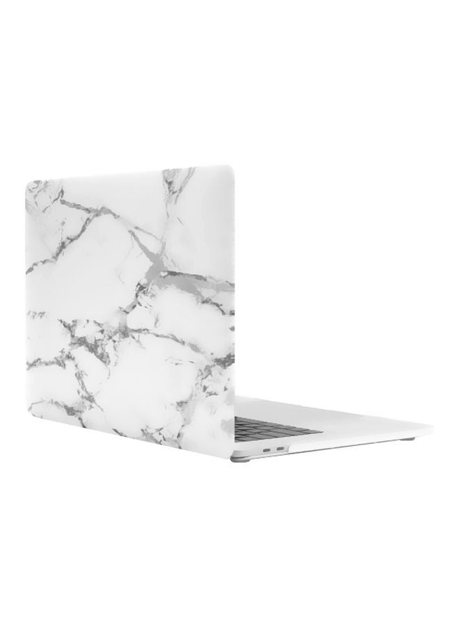 Hard Shell Protective And Keyboard Skin Cover For est Apple Macbook Pro 13, 13 inch white  - Image 1