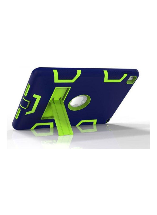 Protective Case Cover With Kickstand For Apple iPad Pro Navy Blue/Green - Image 2