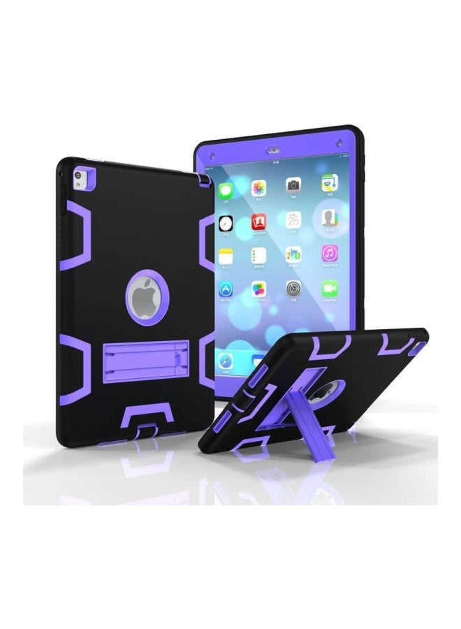 Hybrid Case Cover For Apple iPad Pro 9.7-Inch Black/Purple - Image 3