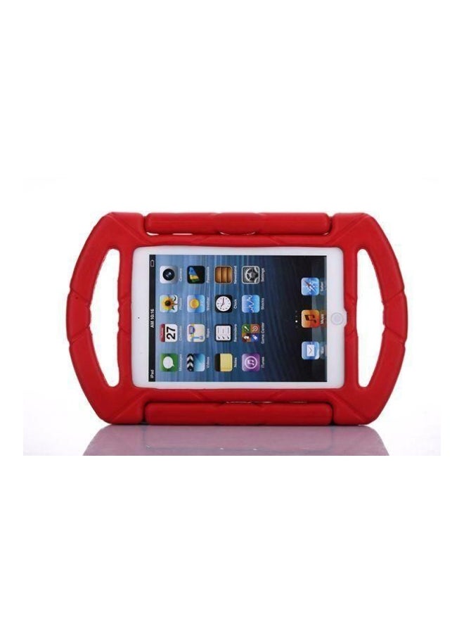 Real Smart Kids Safety Steering Wheel Shockproof Handle Friendly Thick Foam Stand Protective Stand Case Cover for Apple iPad Mini Red red - Image 2