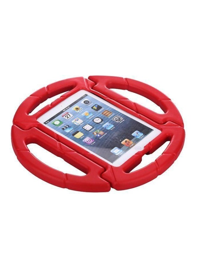 Real Smart Kids Safety Steering Wheel Shockproof Handle Friendly Thick Foam Stand Protective Stand Case Cover for Apple iPad Mini Red red - Image 1