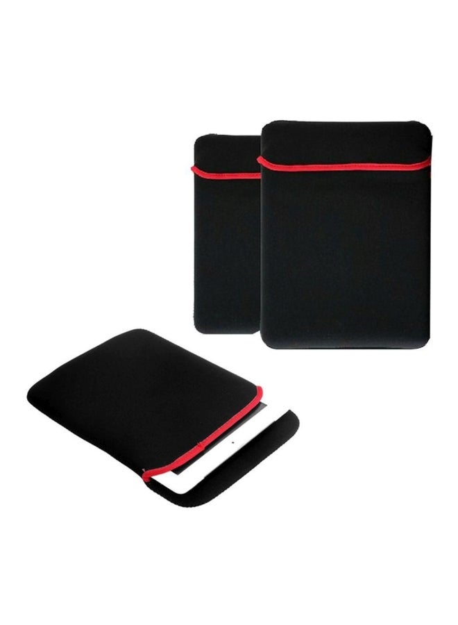Black New Universal Sleeve Pouch Protect Soft Case Cover Bag For Tablet 7 Inch black  - Image 3