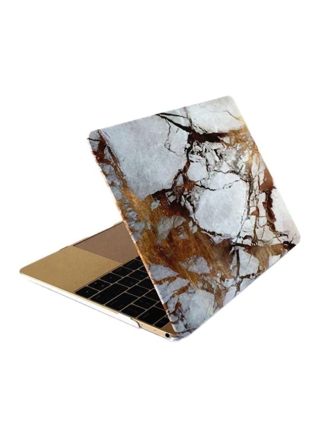 Golden Marble Lightweight Ultra Slim Rubber Coated Hard Case Cover Skin For Apple Macbook Air 13 13.3-inch gold