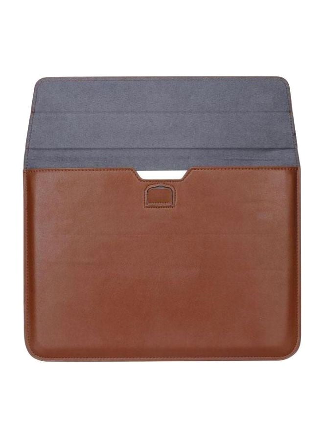 حافظة حماية واقية لجهاز أبل ماك بوك آير مقاس 13 بوصة/ 13.3 بوصة بني - Image 1