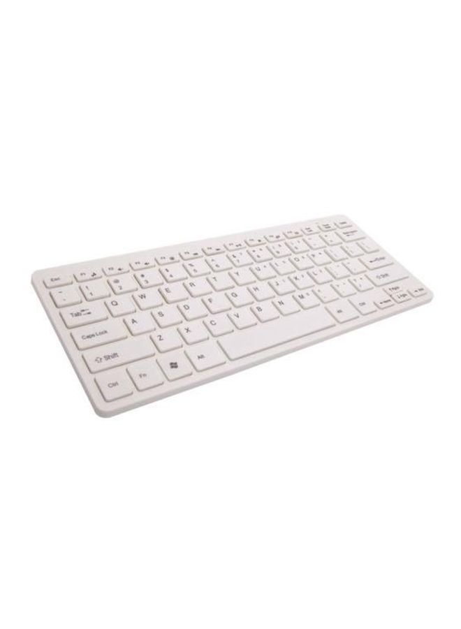 Generic Wireless Keyboard And Optical Mouse Combo Set White  - Image 2
