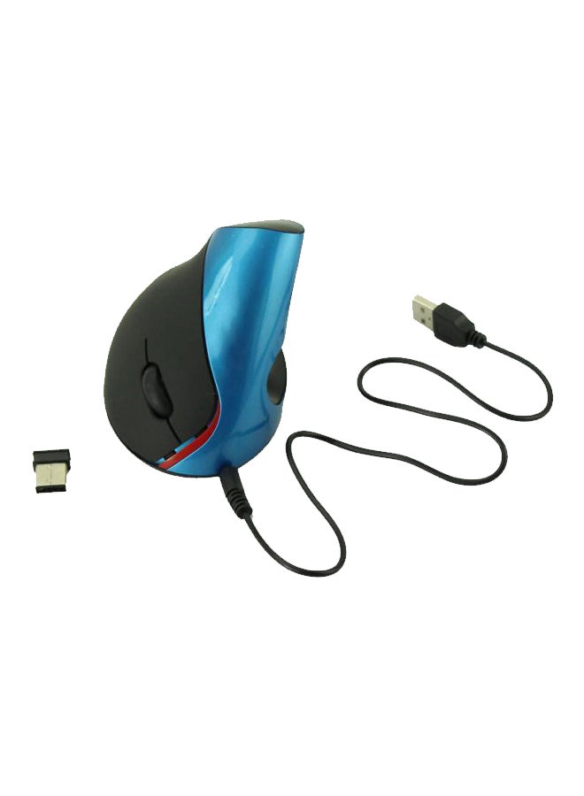 Generic - Wireless Optical Mouse Blue/Black - Image 1