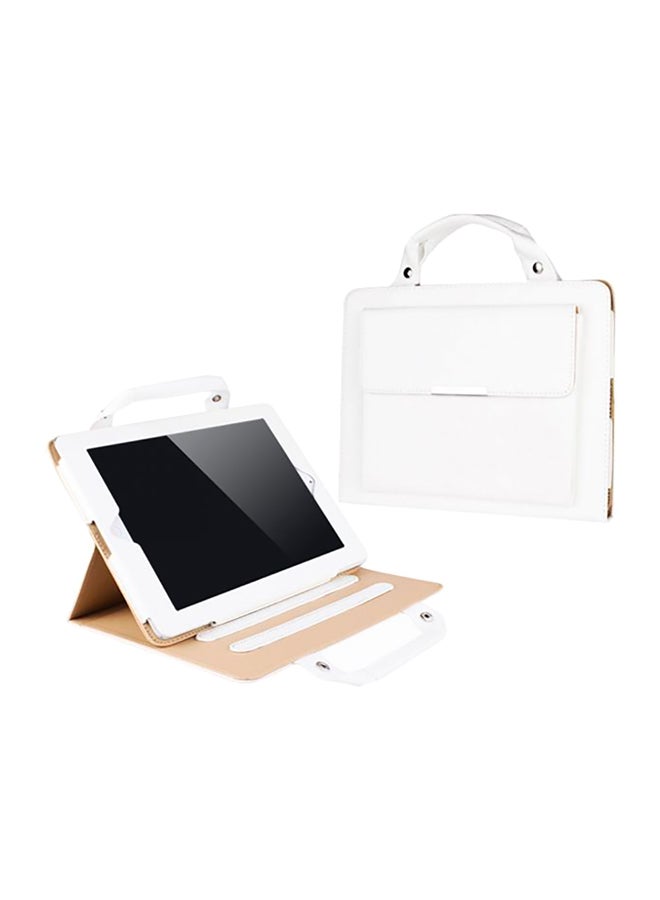 Handbag Case Cover For Apple iPad 2/3/4 White 