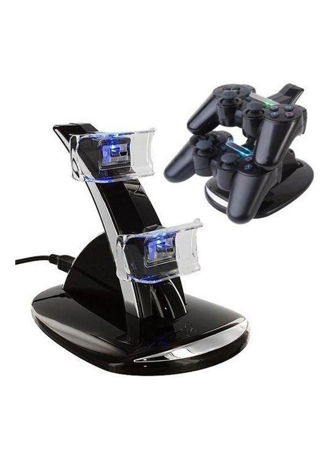 Generic - Dual Charging Dock Station For PlayStation 4 Controller Black - Image 1