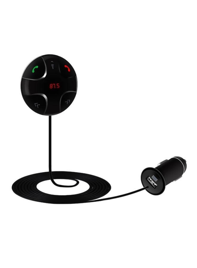 شاحن سيارة بمنفذ USB أسود