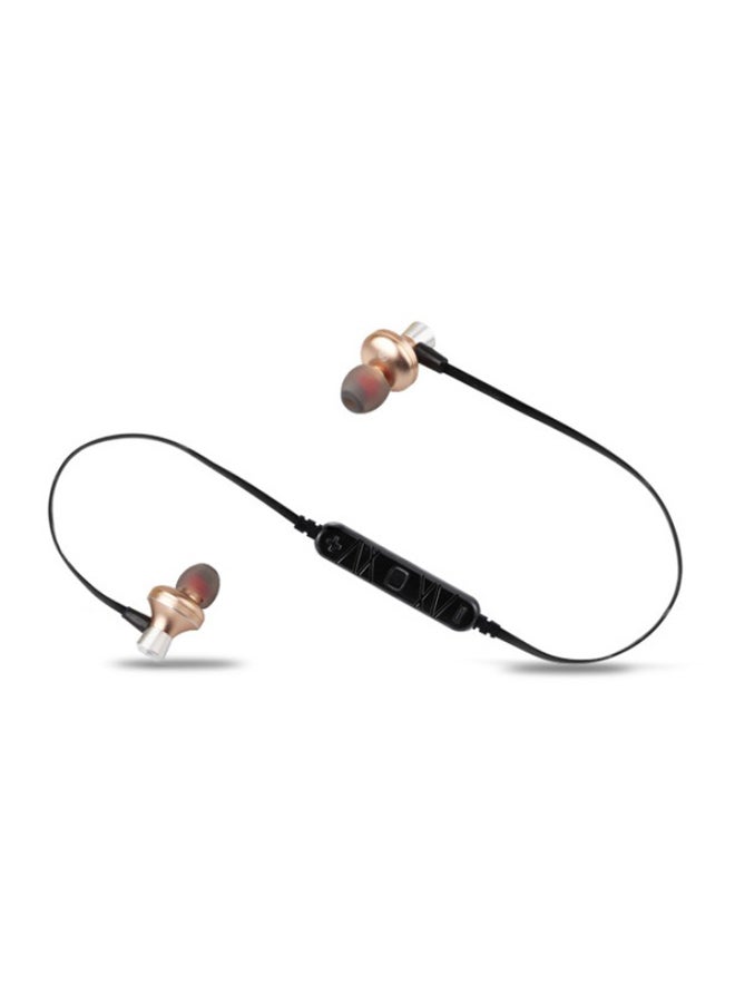 أوي سماعة أذن داخلية لاسلكية بخاصية البلوتوث ذهبي/ أسود - Image 3