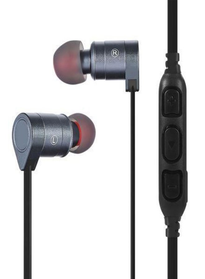 Awei Sport Bluetooth In-Ear Earphones With Mic Grey - Image 1