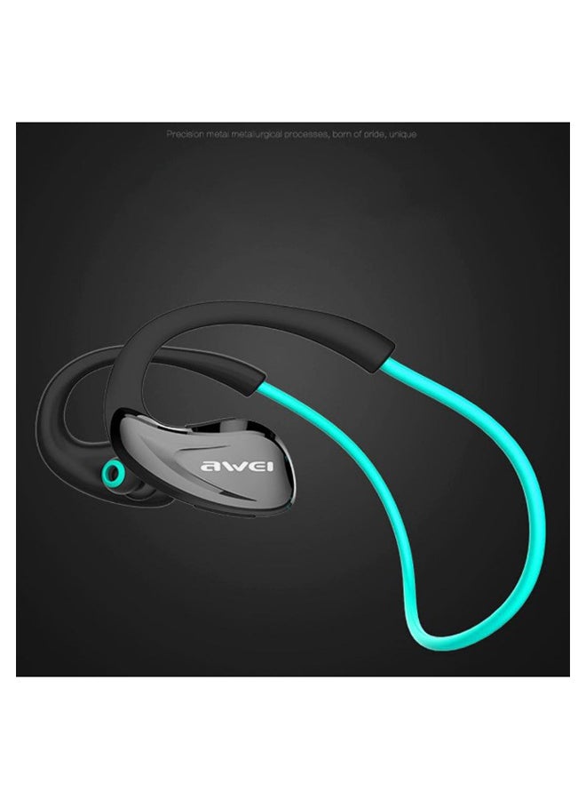 Awei Sport Bluetooth Wireless In-Ear Earphone Blue/Black - Image 2