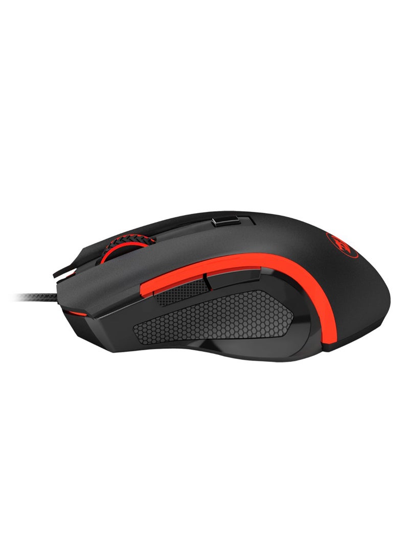 REDRAGON Redragon M606 Nothosaur Gaming Mouse with Optical Sensor 3200 DPI, 6 Buttons (Black)  - Image 5