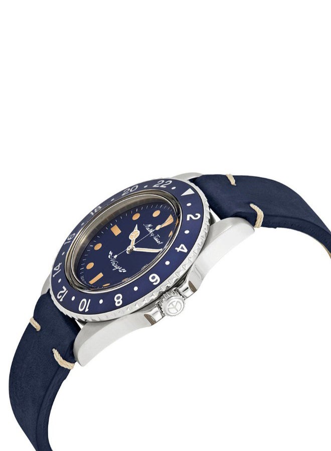Mathey-Tissot - Men's Rolly Vintage Swiss Made Analog Watch H900ALBU - 40 mm - Blue - Image 1