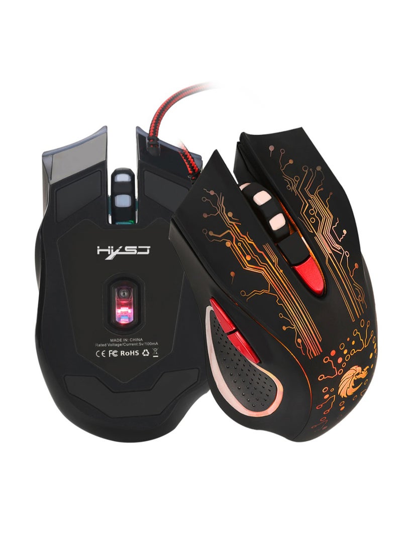 HXSJ LED Wired Gaming Mouse  - Image 3
