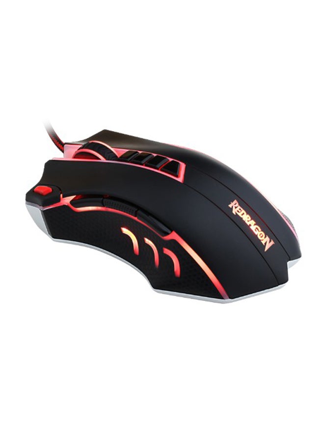 REDRAGON Programmable Wired Gaming Mouse Black/Red - Image 3
