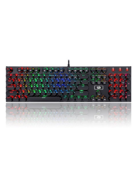 LED Backlit Mechanical Wired Gaming Keyboard Black