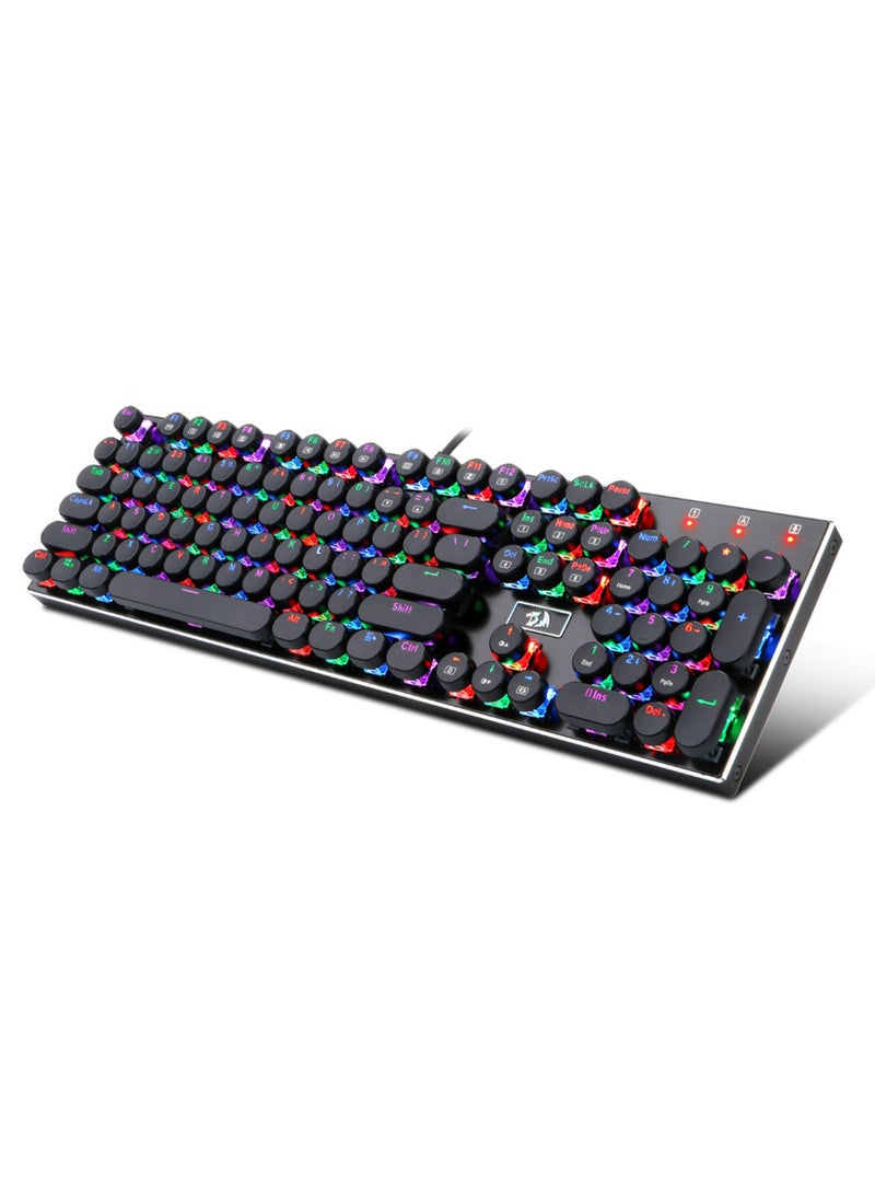 LED Backlit Mechanical Wired Gaming Keyboard Black