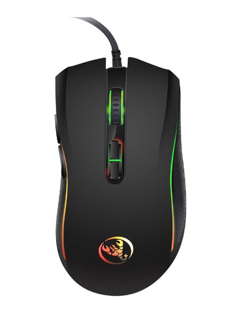 Adjustable DPI Breathing Light Wired Gaming Mouse
