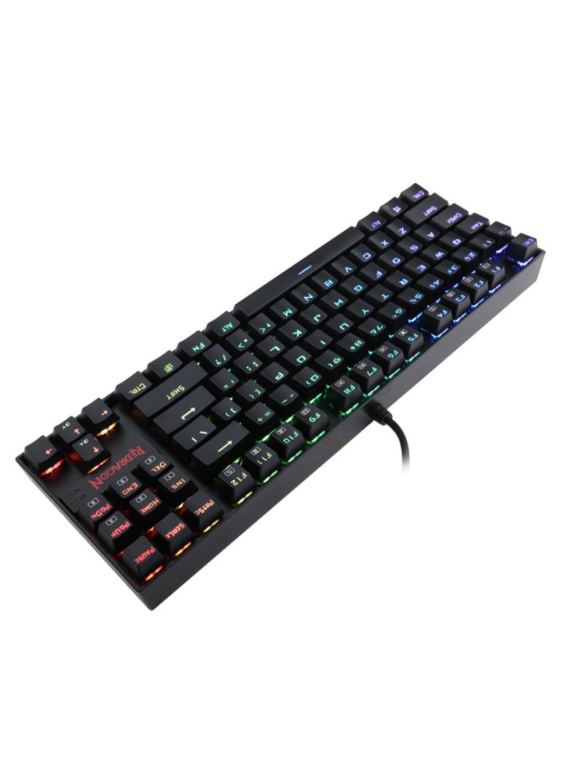 REDRAGON - Kumara Mechanical Gaming Keyboard Black And Red - Image 1