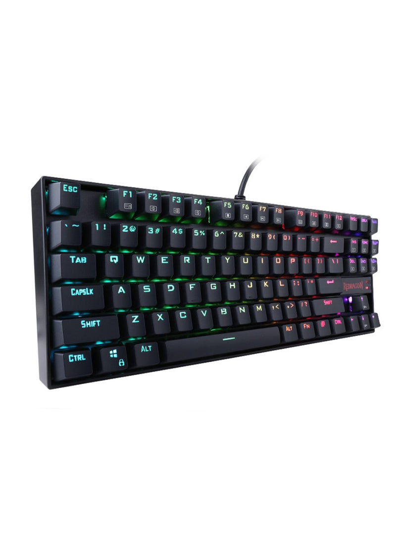 REDRAGON - Kumara Mechanical Gaming Keyboard Black And Red - Image 1