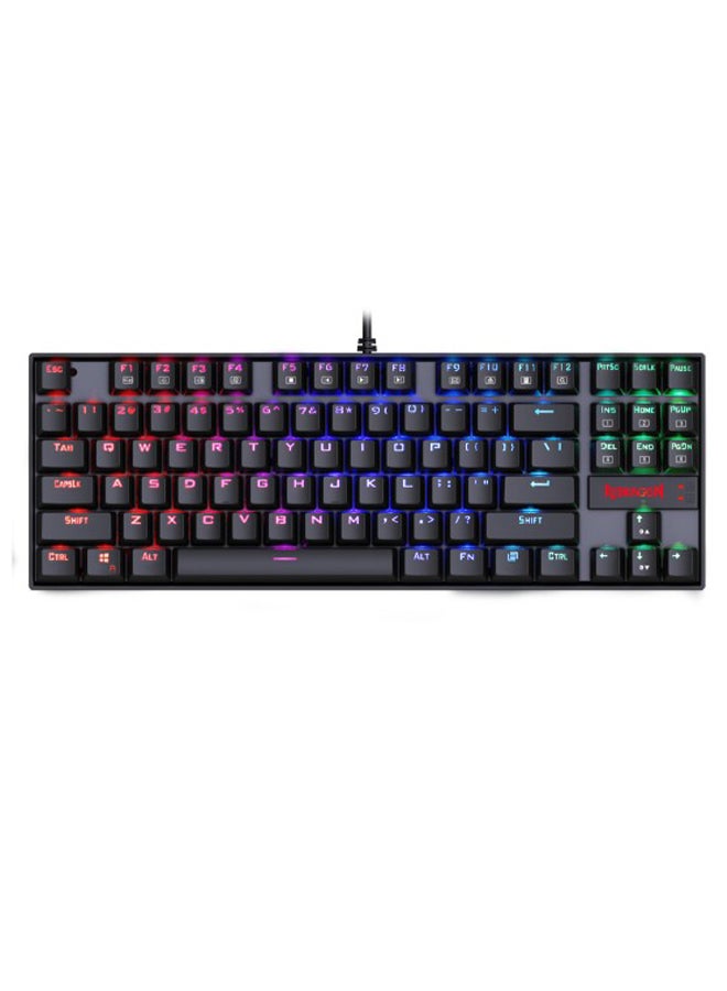 REDRAGON - Kumara Mechanical Gaming Keyboard Black And Red - Image 1