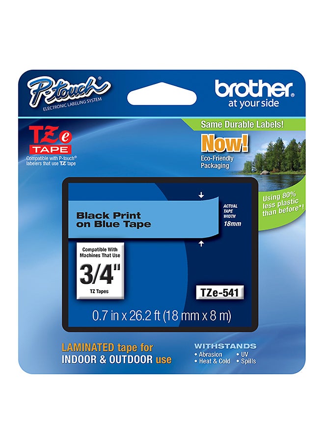 brother Tze541 18Mm /Blue Label