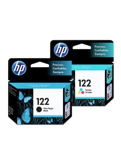 HP 2-Piece 122 Color Cartridge Toner Set Multicolour 